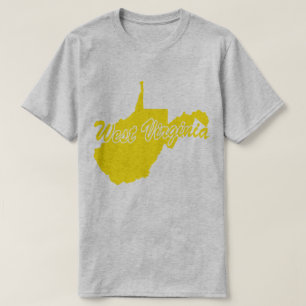 T-shirt State Of West Virginia Shape