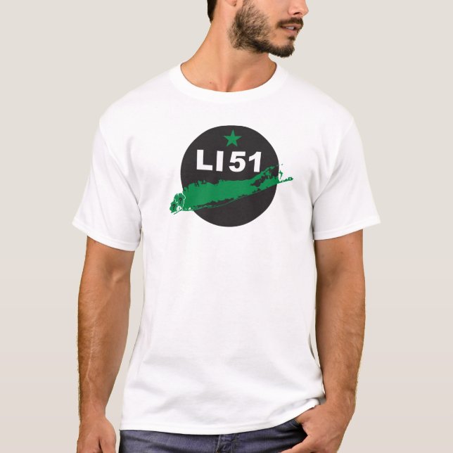 T-shirt Statehood du Long Island cinquante-et-unième (Devant)