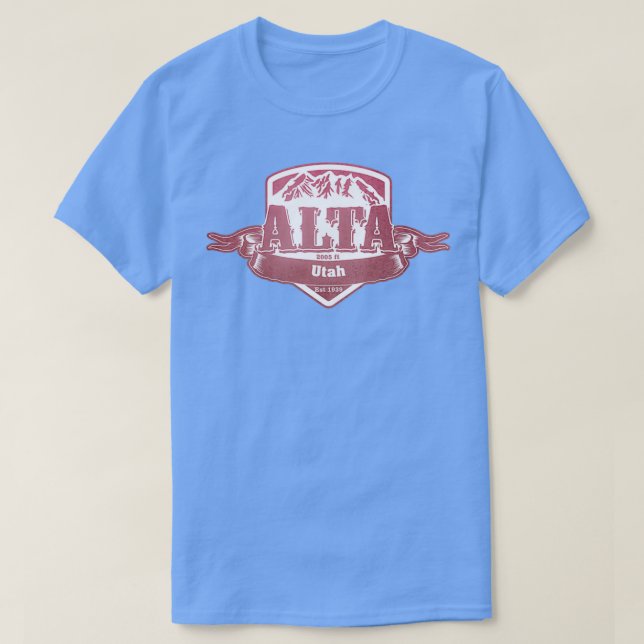 T-shirt Station de ski Alta Utah (Design devant)