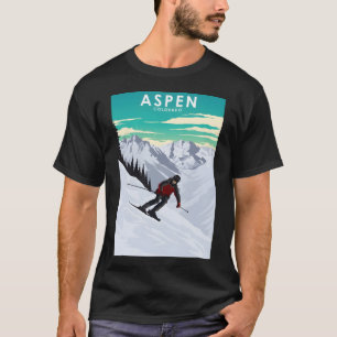 T-shirt Station de ski d'Aspen Colorado