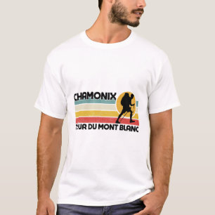 T-shirt Station de ski de Chamonix Tour du Mont-Blanc Skii