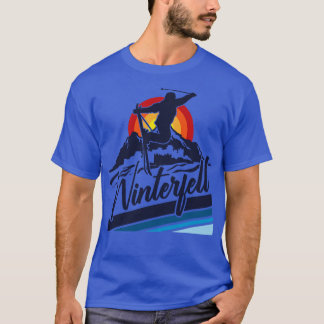 T-shirt Station de ski de fiction
