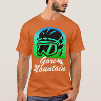 T-shirt Station de ski de Gore Mountain Coin de snowboard 