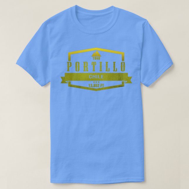 T-shirt Station de ski de Portillo Chili (Design devant)