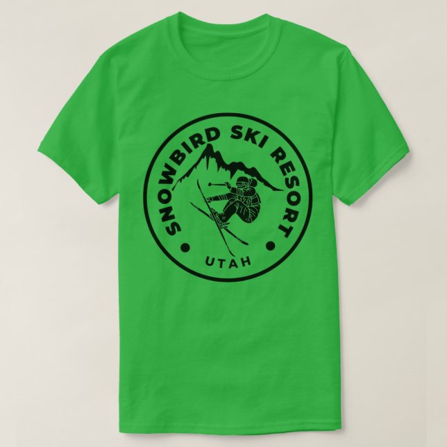 T-shirt Station de ski de Snowbird (Design devant)