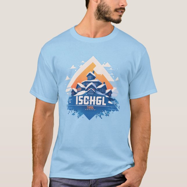T-shirt Station de ski d'Ischgl (Devant)
