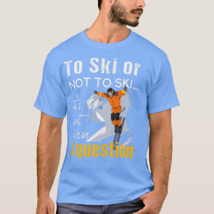 T-shirt Station de ski Jet ski pour skier ou non