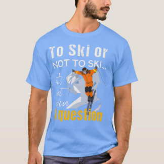 T-shirt Station de ski Jet ski pour skier ou non