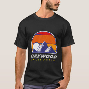T-shirt Station De Ski Kirkwood California Usa 1980S Retro