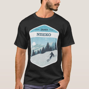 T-shirt Station de ski Niseko Station de ski Japon Hokkaid