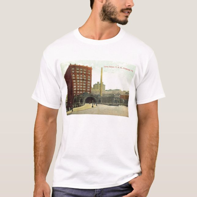 T-shirt Station des syndicats, cru 1910 de PA de (Devant)