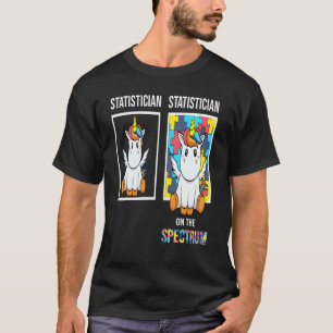 T-shirt Statisticien Personnes Avec Autisme Puzzle Licorne
