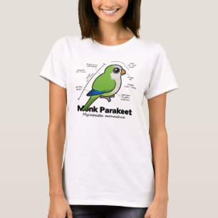 T-shirt Statistiques de perruche de moine