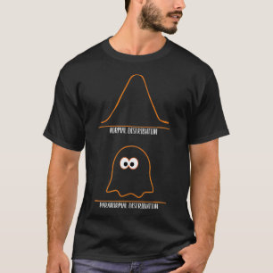 T-shirt Statistiques des maths amusantes STEM Ghost Hallow