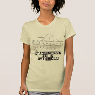 T-shirt Statistiques en un mot (aide-mémoire de stat)