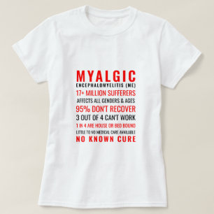 T-shirt Statistiques sur l'Encéphalomyélite myalgique (EM)