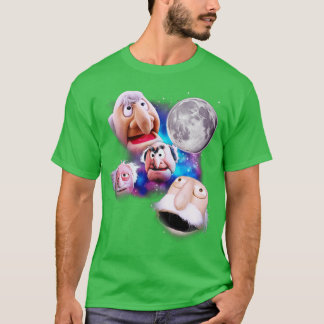 T-shirt Statler et Waldorf Heckle à la Lune