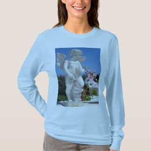 T-shirt Statue Ange En Bleu Bébé