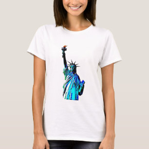 T-shirt Statue bleue de Lady Liberty