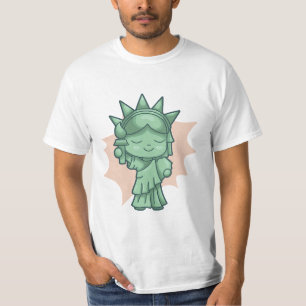 T-SHIRT STATUE CHIBI DE LIBERTÉ NEW YORK