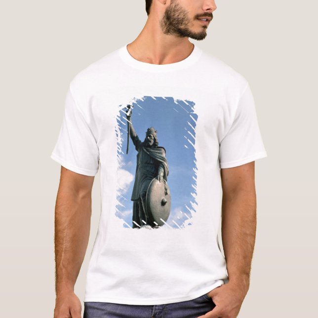 T-shirt Statue d'Alfred le grand (Devant)