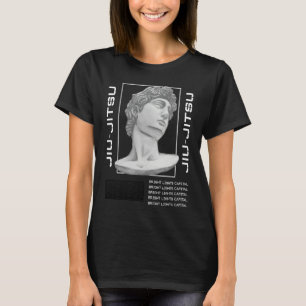 T-shirt Statue de Jiu Jitsu Tête MMA Lutte BJJ Boxe