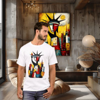 Statue de la Liberté abstraite | Expressionnisme M