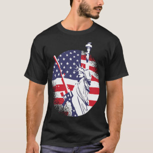 T-shirt Statue De La Liberté AR 15 Pro Gun Deuxième Amende