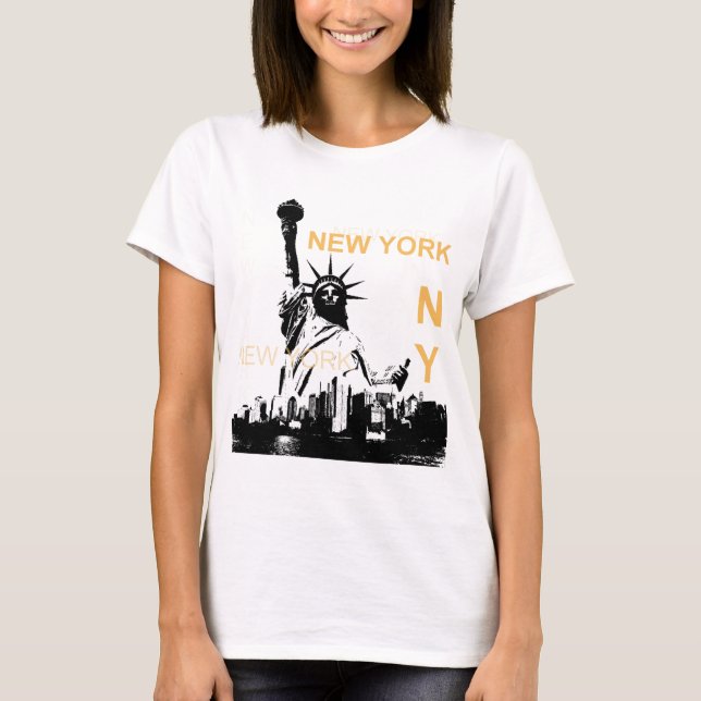 T-shirt Statue de la Liberté de New York (Devant)
