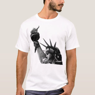 T-shirt Statue de la Liberté Noir & Blanc