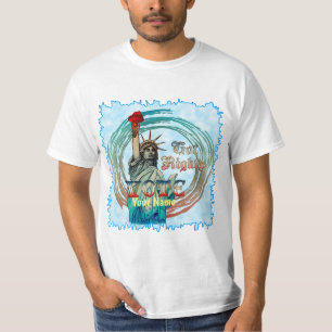 T-shirt Statue de la Liberté Obtenant des Droits