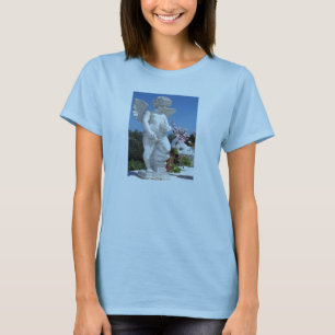 T-shirt Statue De L'Ange À Lilac