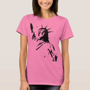 T-shirt Statue de pièce en t de liberté