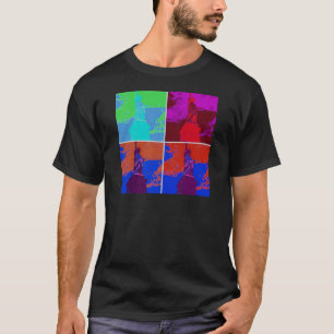 T-shirt Statue de style pop art de la liberté