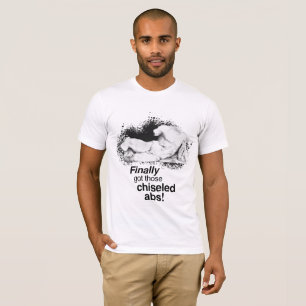 T-shirt Statue en marbre ciselée Abs