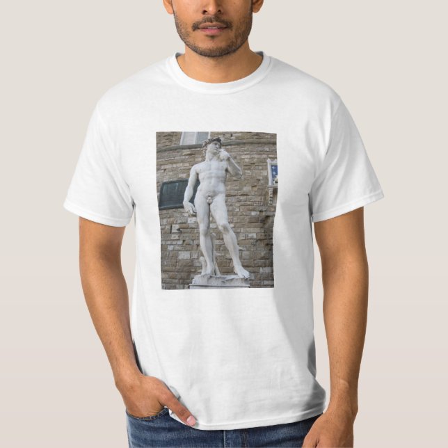 T-shirt Statue Florence Italie de David (Devant)