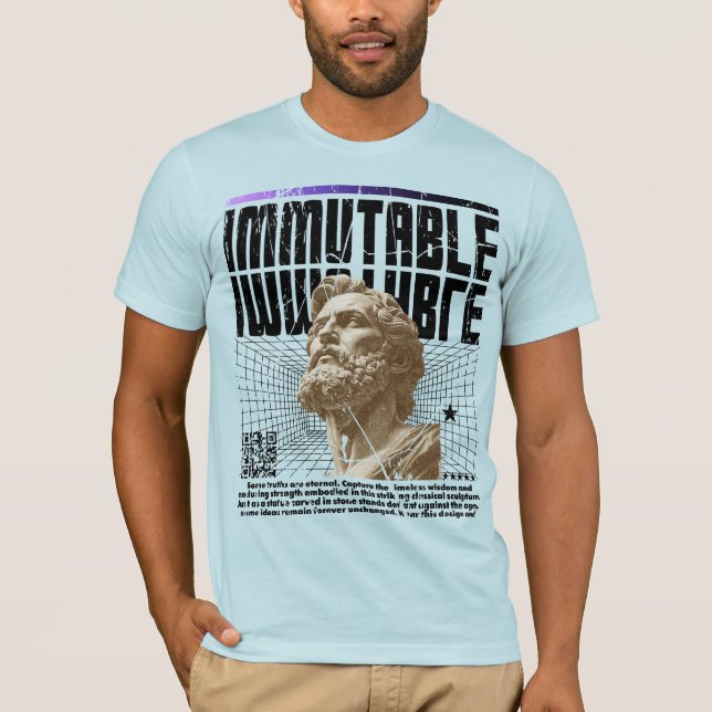 T-shirt Statue Immuable Homme Graphic Tee (Devant)