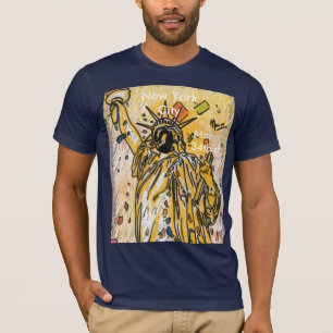 T-shirt Statue patriotique de la liberté illustration 4 ju