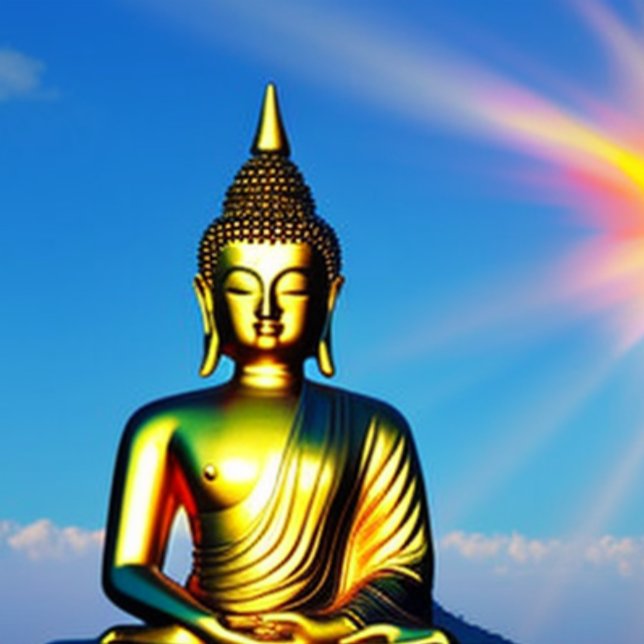 T-shirt Statue Spirituelle Bouddha (Créateur téléchargé)