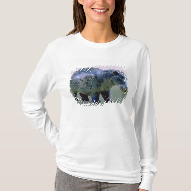 T-shirt Statuette d'un hippopotame (Devant)