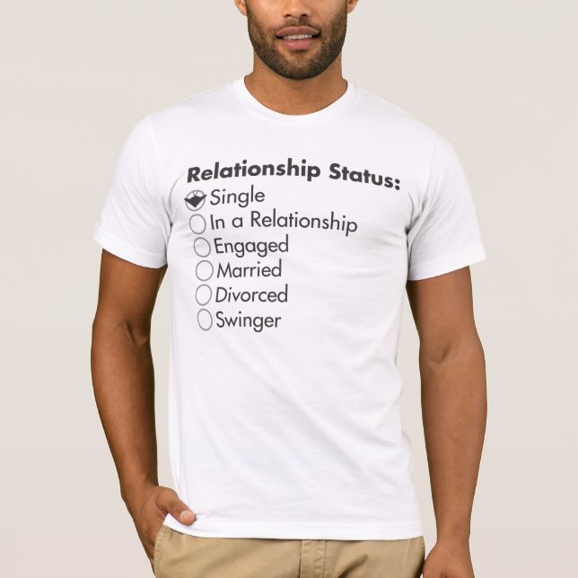 T-shirt Statut de rapport : Simple (Devant)