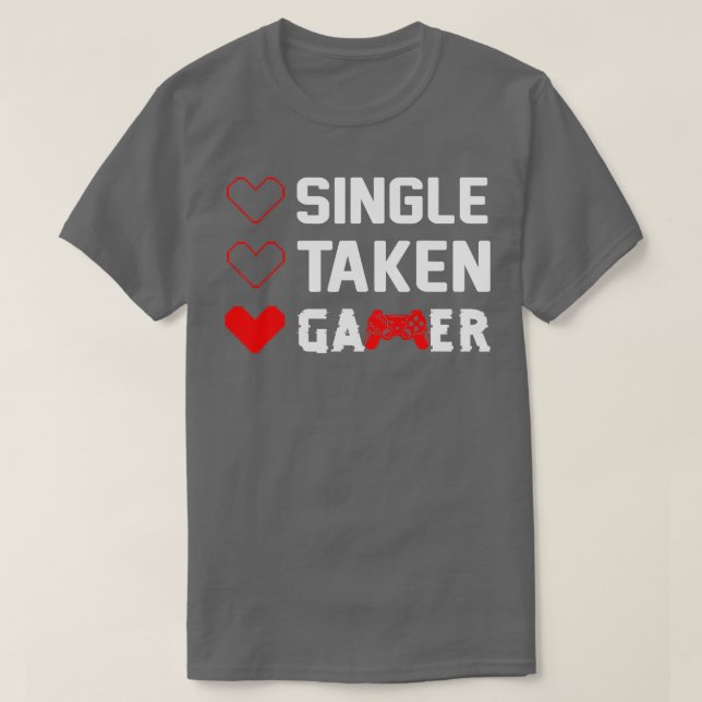 T-shirt Statut de relation amusante unique prise Valentine (Design devant)