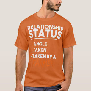 T-shirt Statut Relatif Pris Par Un Agriculteur Funny Sarca