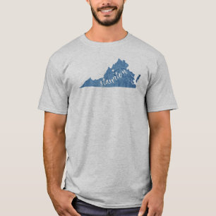 T-shirt Staunton Virginia Wood Grain