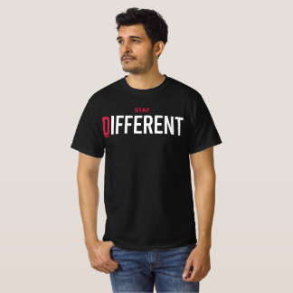 T-shirt Stay Different Motivational Typography Men's T-Shi