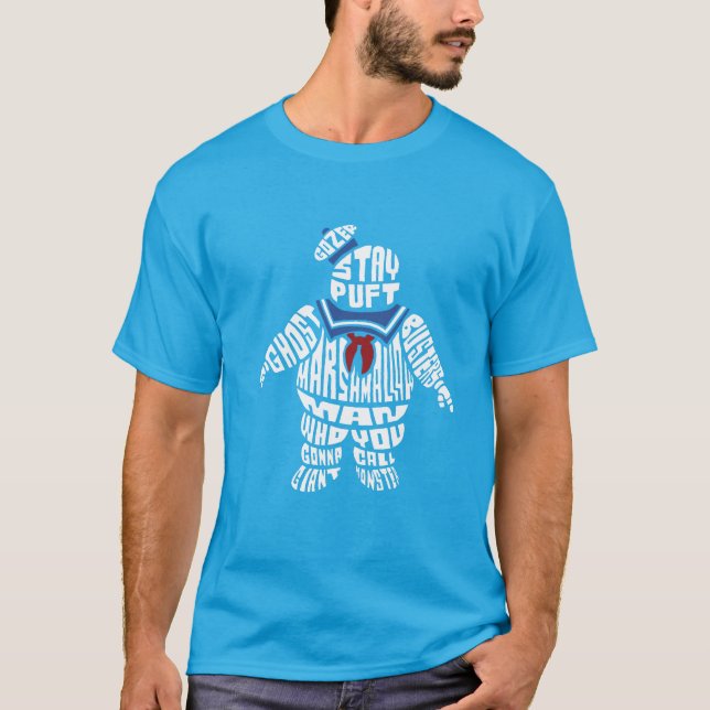 T-shirt Stay Puft Marshmallow Man Shirt – Ghostbusters Typ (Devant)