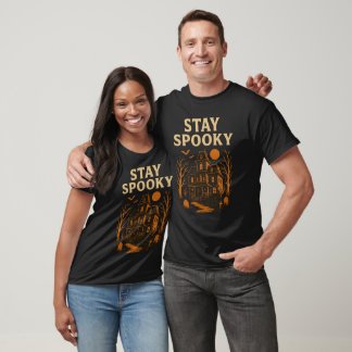 T-shirt Stay Spooky Haunted House – Vintage Desi