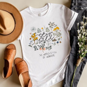 T-shirt Stay Wild Botanical