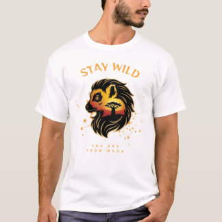 T-shirt Stay Wild You Are From Mada | Madagascar Fossa
