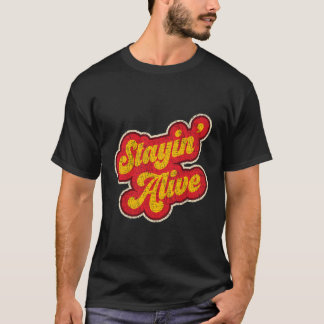 T-shirt Stayin' Alive 1970